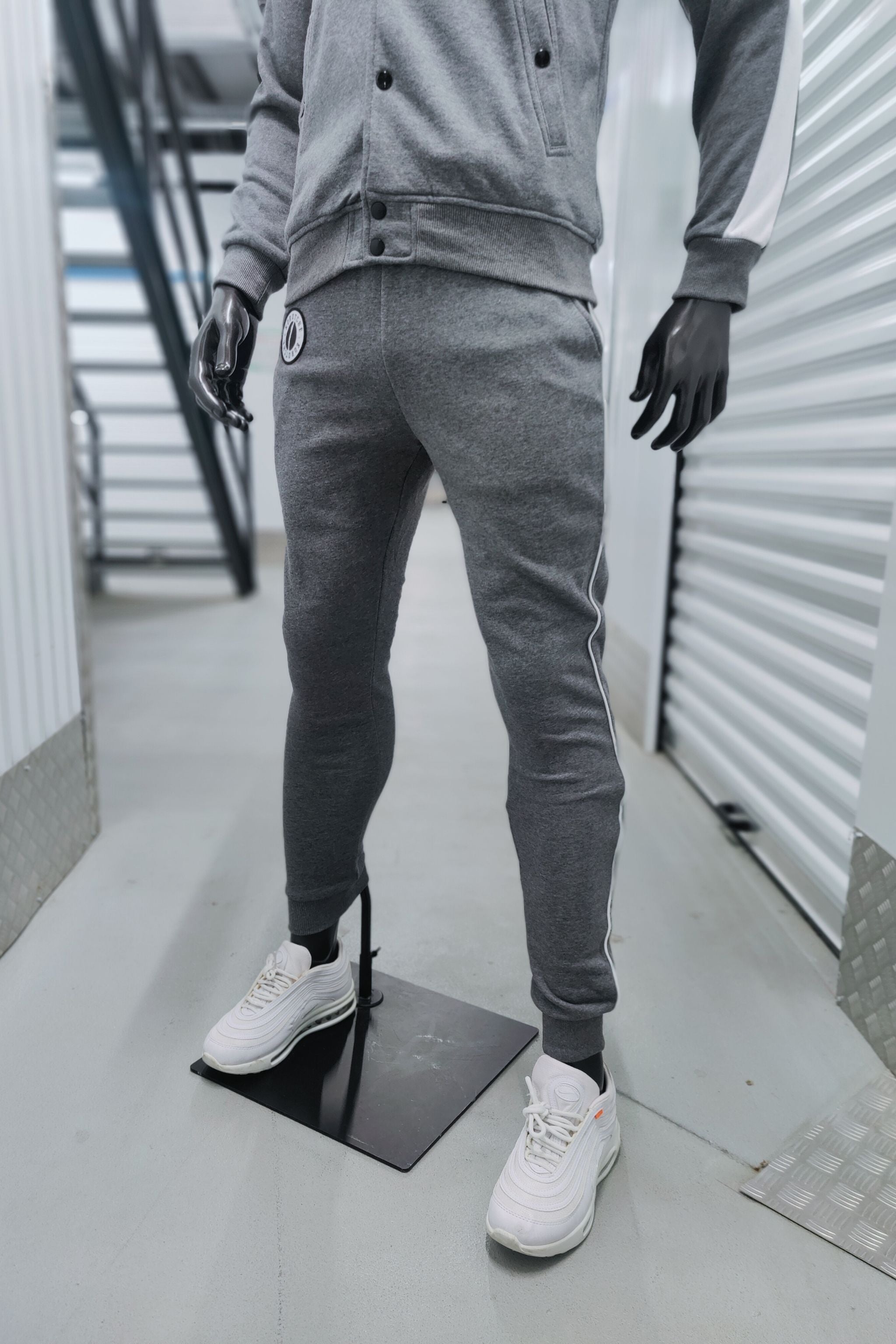 Gray Baseball Tracksuit
